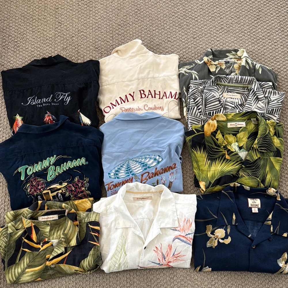 Tommy Bahama Men's Tropical and Striped Shirts Collection